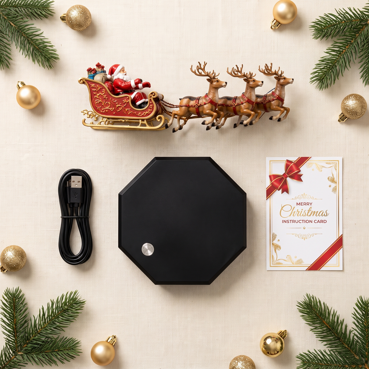 SantaGlow™ — Santa’s Flying Sleigh