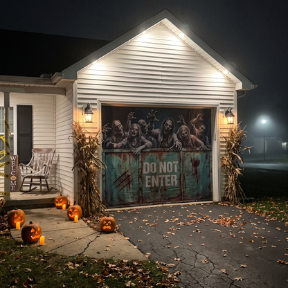 Halloween Garage Door Cover