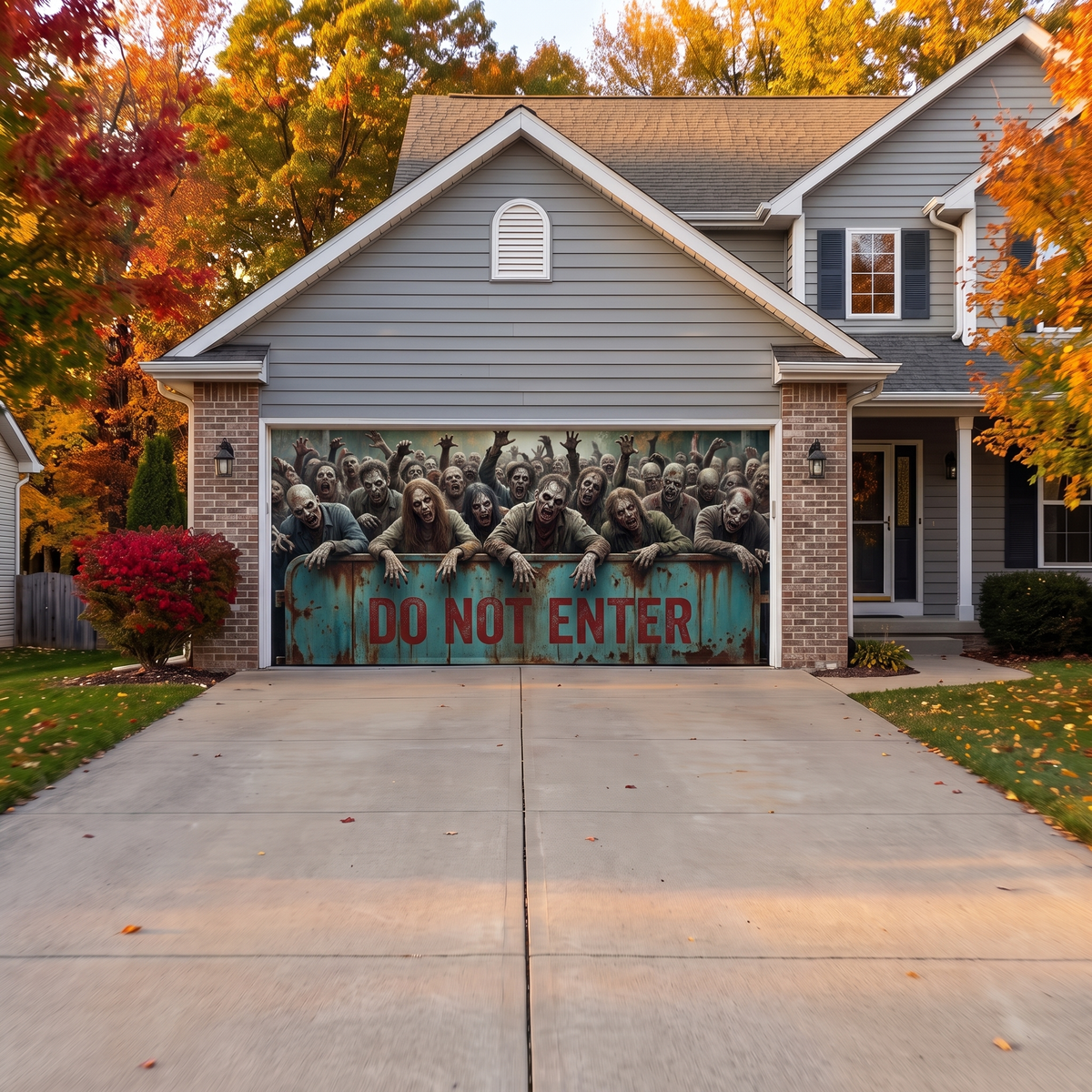 Halloween Garage Door Cover