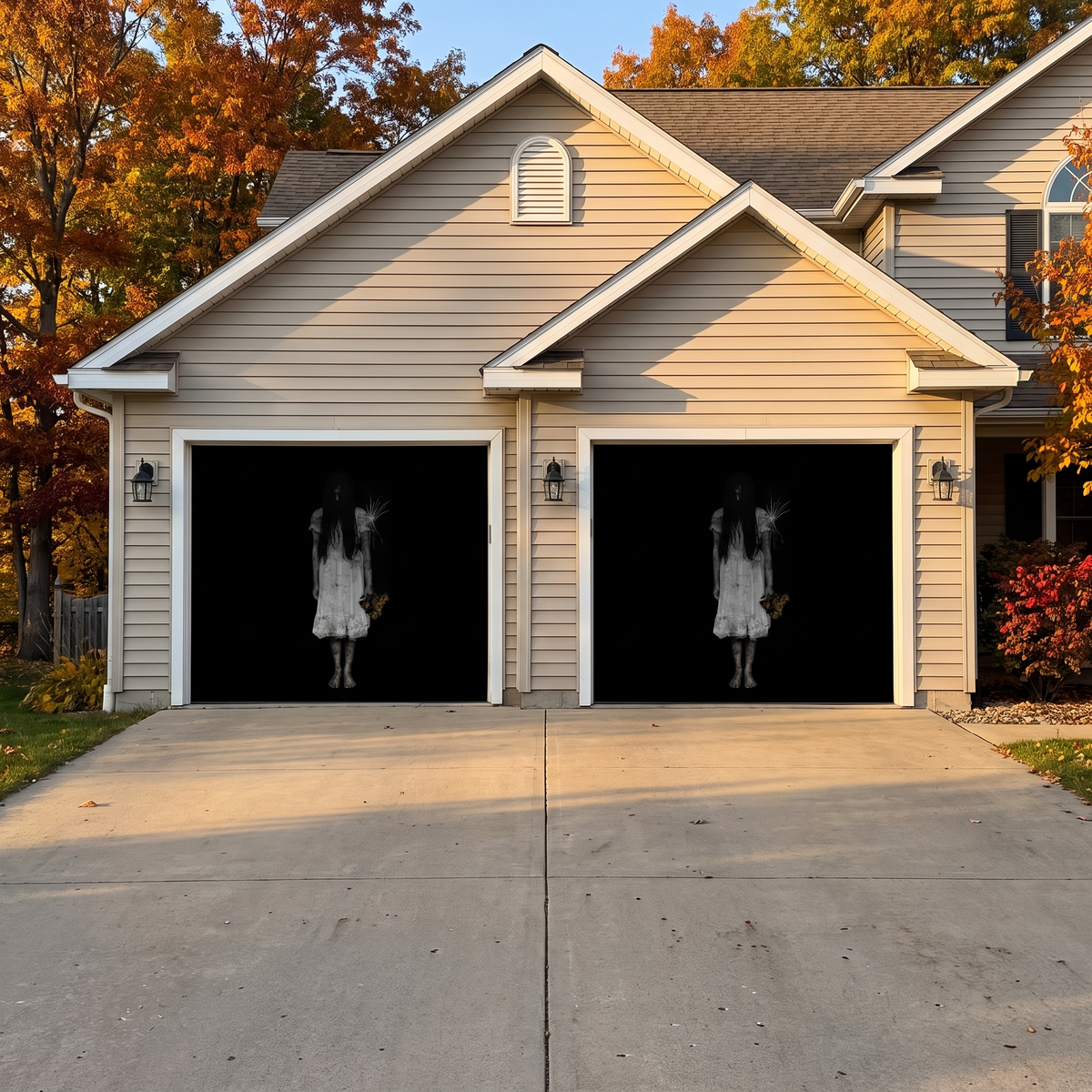 Halloween Garage Door Cover