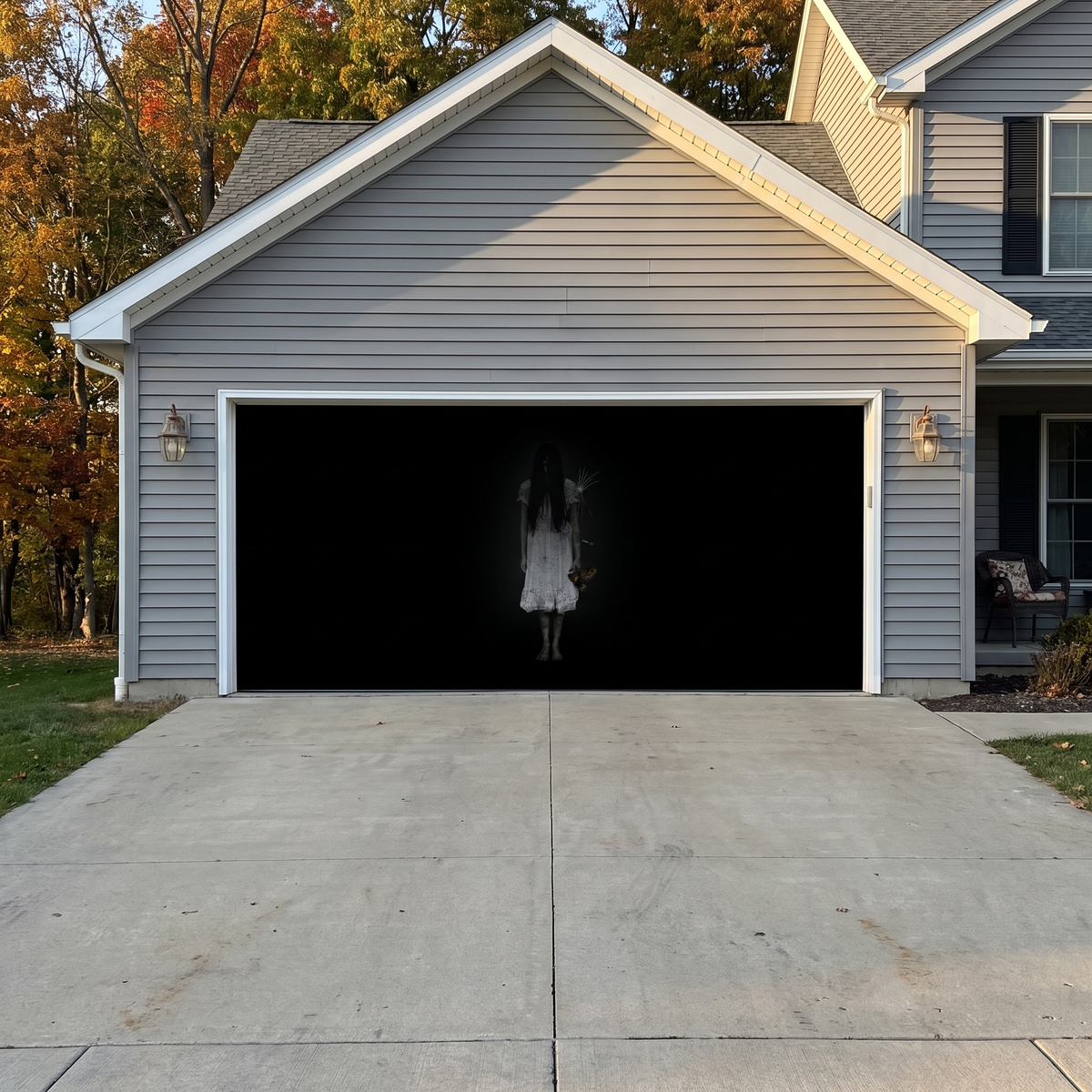 Halloween Garage Door Cover