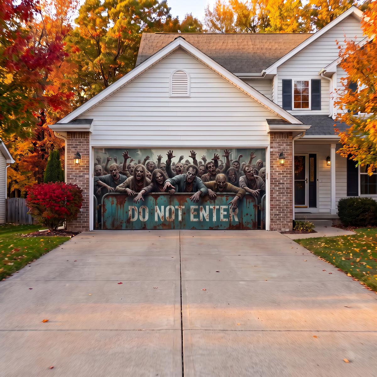 Halloween Garage Door Cover