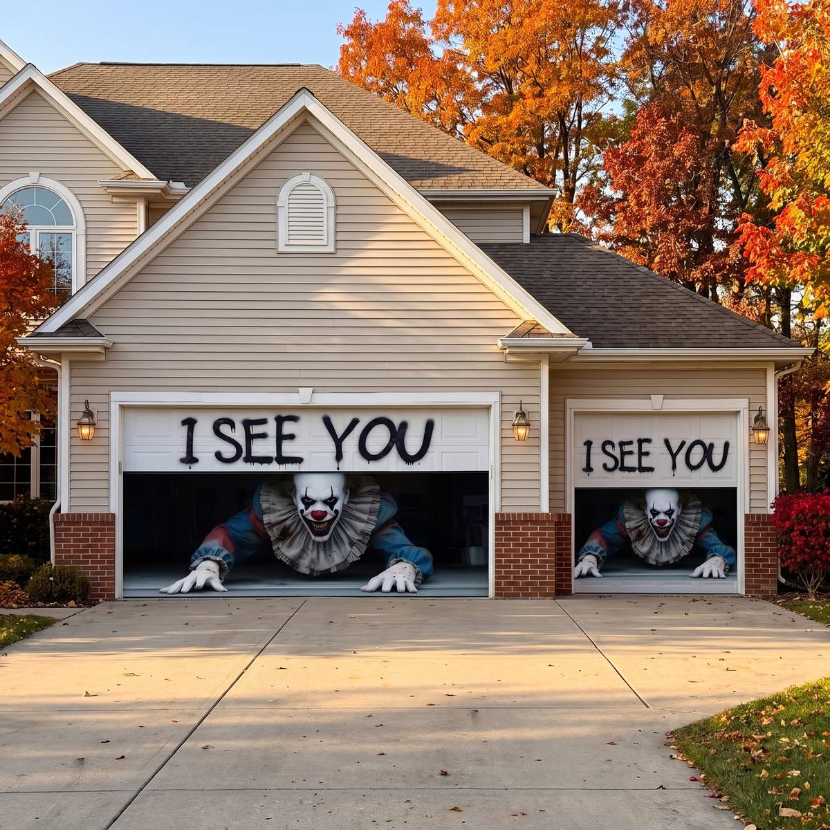 Halloween Garage Door Cover